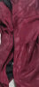 西蒂兰加绒罩衣女长袖围裙冬季厨房家用防水防油加厚保暖反穿衣工作服男 酒红色暗花款 L【推荐90-120斤】 实拍图