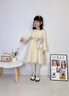 彬单儿童礼服春秋长袖公主裙女童主持人钢琴演出服8188 香槟色 120  实拍图