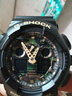 卡西欧（CASIO）手表男 g-shock自动背光迷彩风大表盘双显防水防震运动男表石英表 军事迷彩GA-100CF-1A9 实拍图
