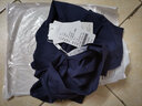奥德里奇秋冬季长袖T恤男修身纯色莫代尔舒适内搭打底衫时尚百搭韩版中青年加绒保暖高领打底衫秋衣男装上衣 宝蓝色 XL 实拍图