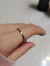 TURBOSUN韩版极细简约食指戒指女小猪尾戒关节指环网红潮情人节送女友礼物 极细光圈9#【玫瑰金色】 实拍图