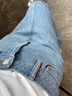 TOMMY JEANS【高腰长裙】春夏女装纯棉美式复古蓝色水洗开叉牛仔半身裙 牛仔蓝1AB S 26 实拍图