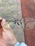 依视路（ESSILOR） 新款商务男镜架时尚镜框女配依视路镜片近视定制眼镜网上配镜 钛+金属-全框-4008BK-黑色 镜框+依视路膜岩高清1.56现片 实拍图