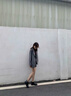 依零依蓓短靴女 2025春秋新品加女靴韩版单靴裸靴切尔西潮大码休闲鞋女 S600-单里 37 实拍图