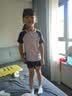 特步（XTEP）儿童泳衣女童分体游泳衣小中大童泳装女 藏紫140 实拍图