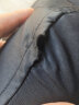 卡帝乐鳄鱼(CARTELO)衬衫男 纯色休闲短袖衬衫舒适透气白衬衣男 1F158101312D 黑色-短袖 4XL 实拍图