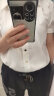 初申夏季短袖衬衫女宽松简约单排扣气质职业通勤衬衣S143C1456 晒单实拍图
