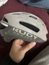RUDY PROJECT骑行头盔男女自行车穿戴装备半盔公路车安全头套意大利进口SKUDO 光泽灰 S/M（适合头围55-58cm） 实拍图