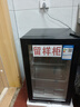 先科食品留样柜小冰箱家用幼儿园食堂酒店办公室冷藏保鲜展示柜水果蔬菜药品柜单开门冰吧透明玻璃带锁 保鲜柜90L白色内胆（全冷藏+蓝光灯+带锁） 实拍图