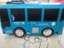 宝乐星儿童益智玩具车拆装变形巴士惯性汽车模拟声光音效驾驶室过家家玩具男孩女孩生日礼物 蓝色 实拍图