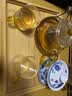 美斯尼 玻璃茶壶泡茶壶加厚带过滤内胆茶具套装泡茶器办公家用玻璃茶壶 圆珠壶一壶四杯+茶盘 实拍图