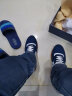 OPP男鞋春秋运动鞋男士透气休闲鞋反绒皮大码潮流鞋子男 蓝色 39 实拍图