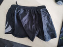 力为运动短裤男夏季马拉松跑步假两件内衬训练短裤速干健身田径三分裤 581R黑色(夜反光) 2XL 实拍图
