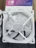 安耐美（Enermax）白蝠 ARGB机箱风扇12cm 白色 散热风扇 ARGB神光同步 PWM智能温控 液压轴承 实拍图