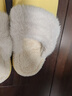 朴西家用防水棉拖鞋女冬季居家室内保暖可拆卸毛绒拖鞋厚底可户外 浅粉色 36-37 实拍图