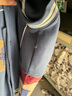 NASALIKE美式潮牌棒球服男春秋季情侣bf刺绣夹克男复古宽松机车休闲外套男 蓝色 M 实拍图