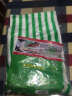 青柚出口双层竹纤维洗碗巾加厚吸水家务清洁布不易沾油厨房油污抹布 QY-065绿白条20×25cm（五条装） 实拍图