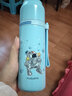 富光保温杯316不锈钢小学生防漏儿童可爱水杯男便携宝宝卡通创意杯子 350ml海蓝色太空人 实拍图