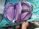 乐同护脊小学生书包人体工学护脊减负简约大方透气 蝴蝶结系列 大童芋紫色| 6年级或初中 实拍图