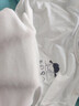 毅訫假两件短袖男生百搭夏季t恤情侣纯棉宽松半袖衣服潮牌五分半截袖 白色 XL 建议120-145斤 实拍图