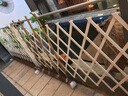 袭美木艺 防腐木栅栏围栏篱笆户外草坪护栏花园庭院伸缩隔断爬藤架室内阳台装饰挂花围墙 加厚雪白色拉开120cm高*180cm长 实拍图