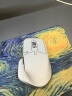 罗技（Logitech）大师系列 MX Master 3S 无线蓝牙鼠标 人体工学 办公 静音鼠标 高端 珍珠白 带无线接收器 实拍图
