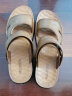木林森（MULINSEN）男鞋日常休闲简约舒适沙滩凉拖鞋 卡其 43码 SM97745 实拍图