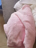 洁丽雅（grace）浴巾大成人A类纯棉家用男女情侣学生加大加厚大号毛巾婴儿裹巾 粉色【A类标准】 140*70 实拍图