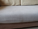 忆自然弹力沙发套罩四季通用全包沙发坐垫套沙发笠沙发座垫防尘保护罩 清雅-米白色 加大三人位 适合宽65-85cm*长135-165cm 实拍图