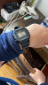 卡西欧（CASIO）男表小方块电子表 运动手表学生手表 多功能防水男士手表 方块黑色W-218H-1A 实拍图