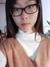 翊尚美半高领打底衫女修身百搭纯色打底衣服木耳边长袖内搭外穿保暖上衣 孔雀蓝【秋冬款】 均码（80-140斤） 实拍图