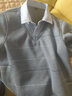 普罗蒙保暖衬衫男冬季加绒加厚假两件针织衬衫领拼接套头商务休闲男装 2326 XL 实拍图
