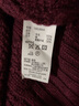 无印良品 MUJI 女式 阿兰图案 高领毛衣 长袖针织衫女款冬季W9AA874 深紫红色 XS (150/76A) 实拍图