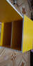 奇艺小家书柜自由组合书柜格子柜储物柜收纳小柜子组合柜落地小书柜带门 黄色带门+层板 实拍图