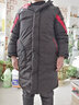洛留云儿童加绒加厚羽绒棉服男童冬装棉外套新款帅气12中长款14棉衣3-15岁中大童加厚男孩棉袄外 黑色 160建议身高150cm左右 实拍图