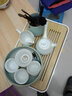 一品仟堂简约功夫茶具套装小套办公家用陶瓷盖碗茶壶茶杯储水干泡茶盘茶道 日式影青侧把茶壶+盖碗+茶盘 实拍图