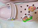 卡骆驰crocs檀健次同款经典泡芙洞洞鞋百舒适男沙滩鞋女鞋休闲鞋|207521 石英粉-6UR(含智必星) 39 (240mm) 实拍图