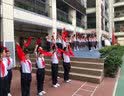 功夫蚂蚁儿童白色短袖T恤学生翻领衬衣中大童polo衫男女童夏季校服棉上衣 白色-纯色款 150 实拍图