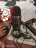 罗技（Logitech） Blue Yeti Nano小雪怪 USB麦克风电脑专业电容麦K歌录音直播 Yeti Nano 炫酷黑＋支架和防喷网 实拍图