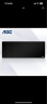 AOC 纯色系列 电竞游戏鼠标垫超大号 800*300*4mm加厚锁边办公键盘电脑书桌垫 M170 纯黑色 晒单实拍图