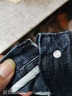 罗蒙（ROMON）直筒牛仔裤男士春秋冬季保暖加绒宽松商务休闲棉弹力百搭长裤子 浅蓝+深蓝【春秋款两条装】 常规 33 【腰围2尺6】 实拍图