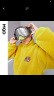 MQD童装男童仿羊羔绒立领外套冬装新款儿童加厚保暖卫衣开衫 阳光黄 160cm(160cm) 晒单实拍图