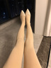 莫代尔光腿神器秋冬薄绒丝袜女打底裤加绒加厚春秋季裸感自然肉色连裤袜 【连脚】自然肤-深肤【单层】 均码 薄款-半透肤【推荐28℃以上】 实拍图