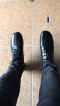 拔佳（Bata）时装靴女秋商场新款百搭羊皮弹力通勤短筒靴AWM56CD2 黑色 37 晒单实拍图