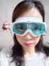 李宁（LI-NING）泳镜高清防雾防水大框游泳眼镜成人男女潜水镜271-4银白近视500度 实拍图