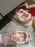 B.Duck小黄鸭儿童运动鞋冬季男女童潮鞋短绒保暖二棉跑鞋3044A粉紫30 实拍图