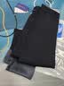 罗蒙（ROMON）免烫四面弹休闲裤男2026春夏爸爸装薄款宽松直筒裤商务职业工装裤 7K035819H黑色【春秋款】 31 （2尺4） 实拍图