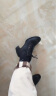 PEDIDNRO品牌马丁靴女秋季时尚高跟粗跟真皮系带及踝靴2023新款女靴短靴 黑色 单层 15天内发货 36 晒单实拍图