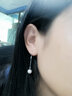 京润珍珠耳饰美柔18K金镶珍珠耳环海水珍珠耳钩耳钉节日礼物 7-7.5mm 实拍图