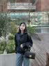 FION菲安妮叠叠托特包单肩腋下包斜挎包背提包通勤女包送礼物 棕色（小款） 实拍图